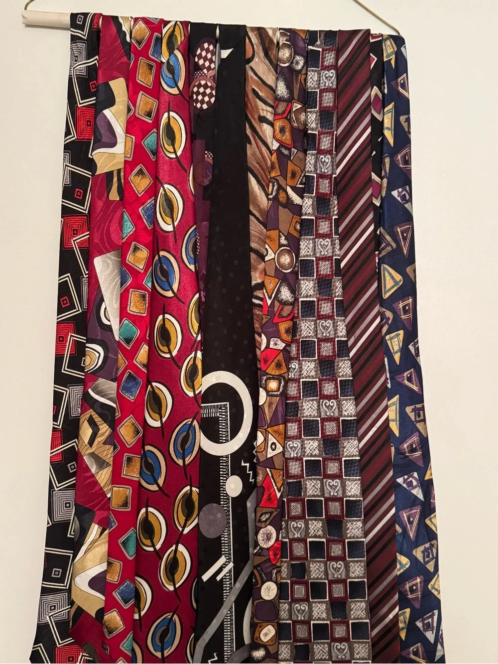 Men's Multicolor Patterned Tie Collection - Assorted Colors